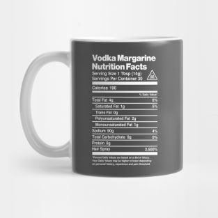 Vodka Margarine Nutrition Facts Mug